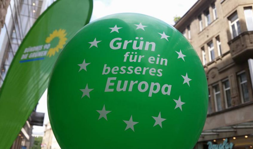 Grün für ein besseres Europa-Luftballon